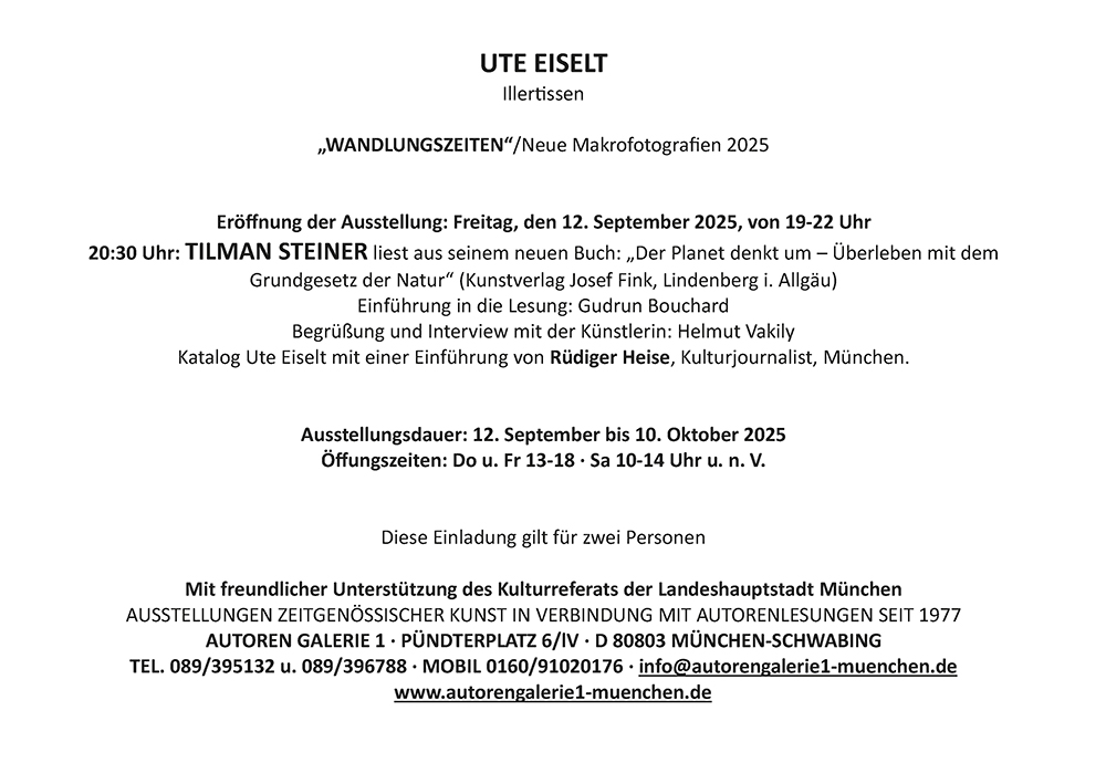 UTE EISELT Einladungskarte Druck59
