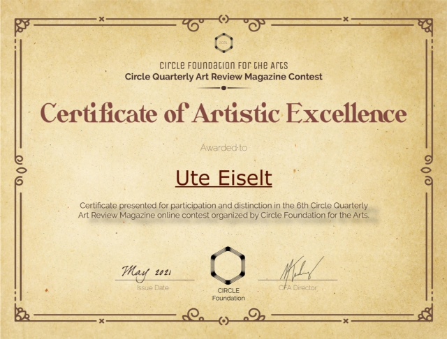 CFA CQAR6 Contest ExcellenceAward Ute Eiselt